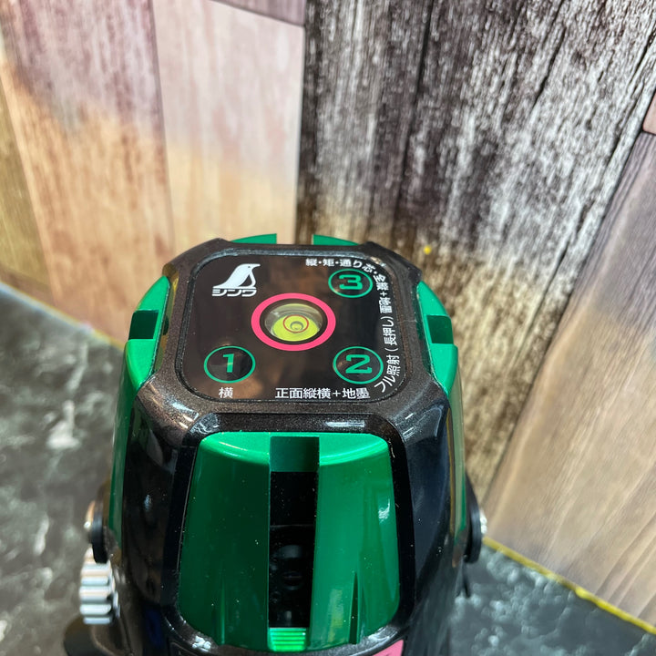 ◇シンワ測定 グリーンレーザー墨出し器 Neo51 BRIGHT No.78276  縦 横 大矩 通り芯×2 地墨 レーザーロボ ネオ ブライト【八潮店】