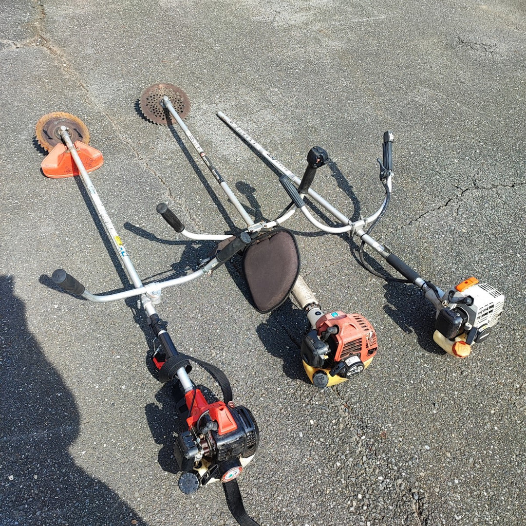 【店頭受取り限定】 ジャンク品 刈払機 3台セット(エコー/AT221G・ ゼノア/BC2511EZ・タナカ/CB-23HT)【岩槻店】