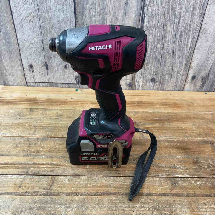 【中古品】ハイコーキ(HIKOKI ※旧:日立工機) コードレスインパクトドライバー WH18DDL(NN)(R) パワフルレッド【東大和店】