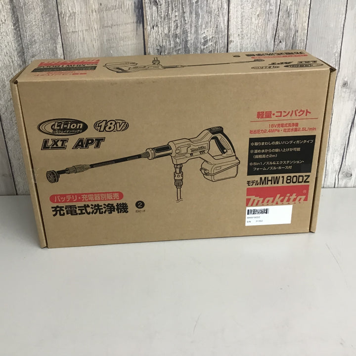 【未使用品 未開封】★マキタ(makita) コードレス高圧洗浄機 MHW180DZ【戸田店】