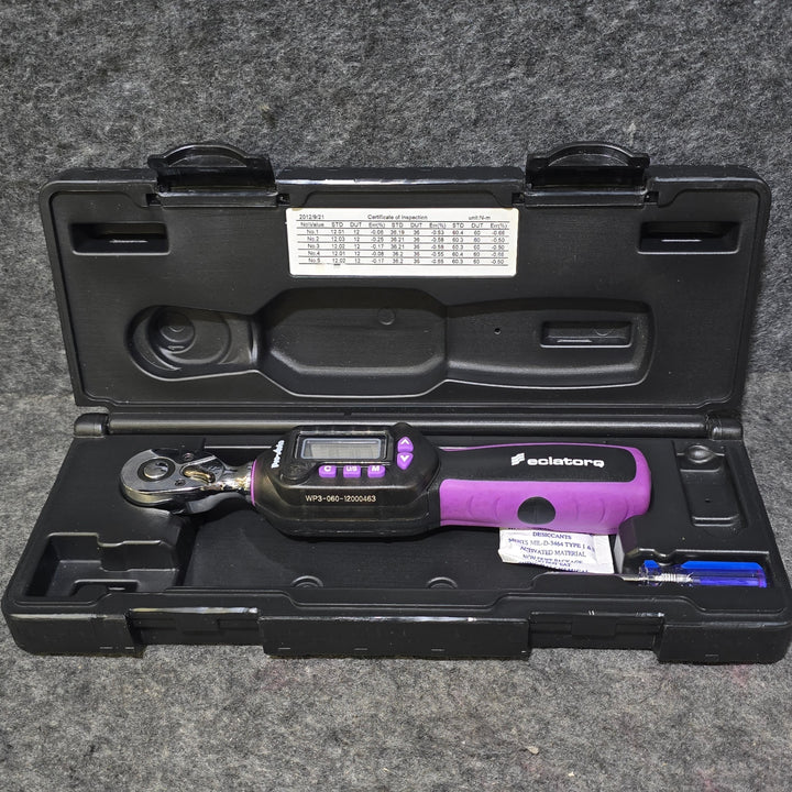 【美品】スエカゲツール デジタルトルクレンチ Pro-Auto WP3-060BN 9.5mm(3/8インチ)【桶川店】