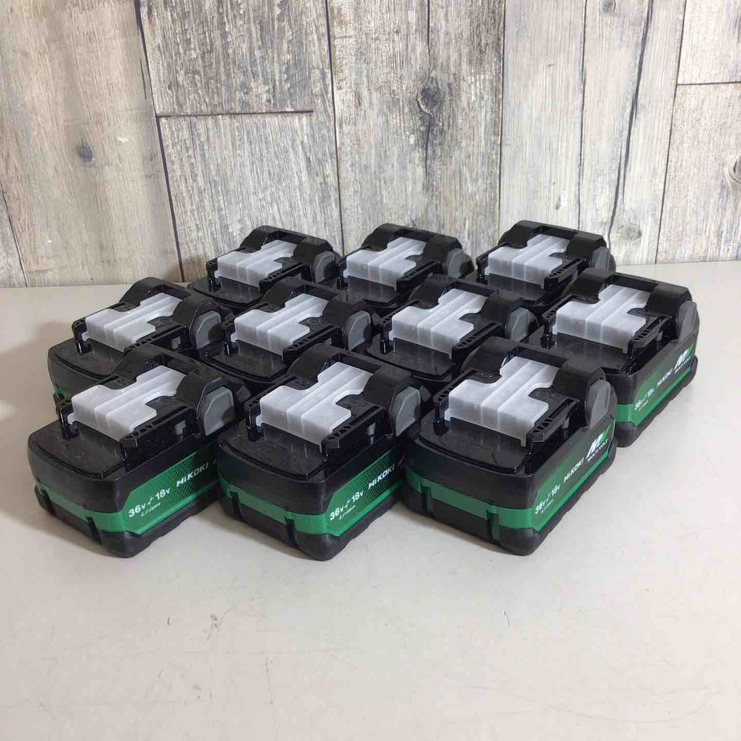 【未使用品】ハイコーキ(HIKOKI ※旧:日立工機) リチウムイオンバッテリー 36V/2.5Ah BSL36A18X 10個セット【戸田店】