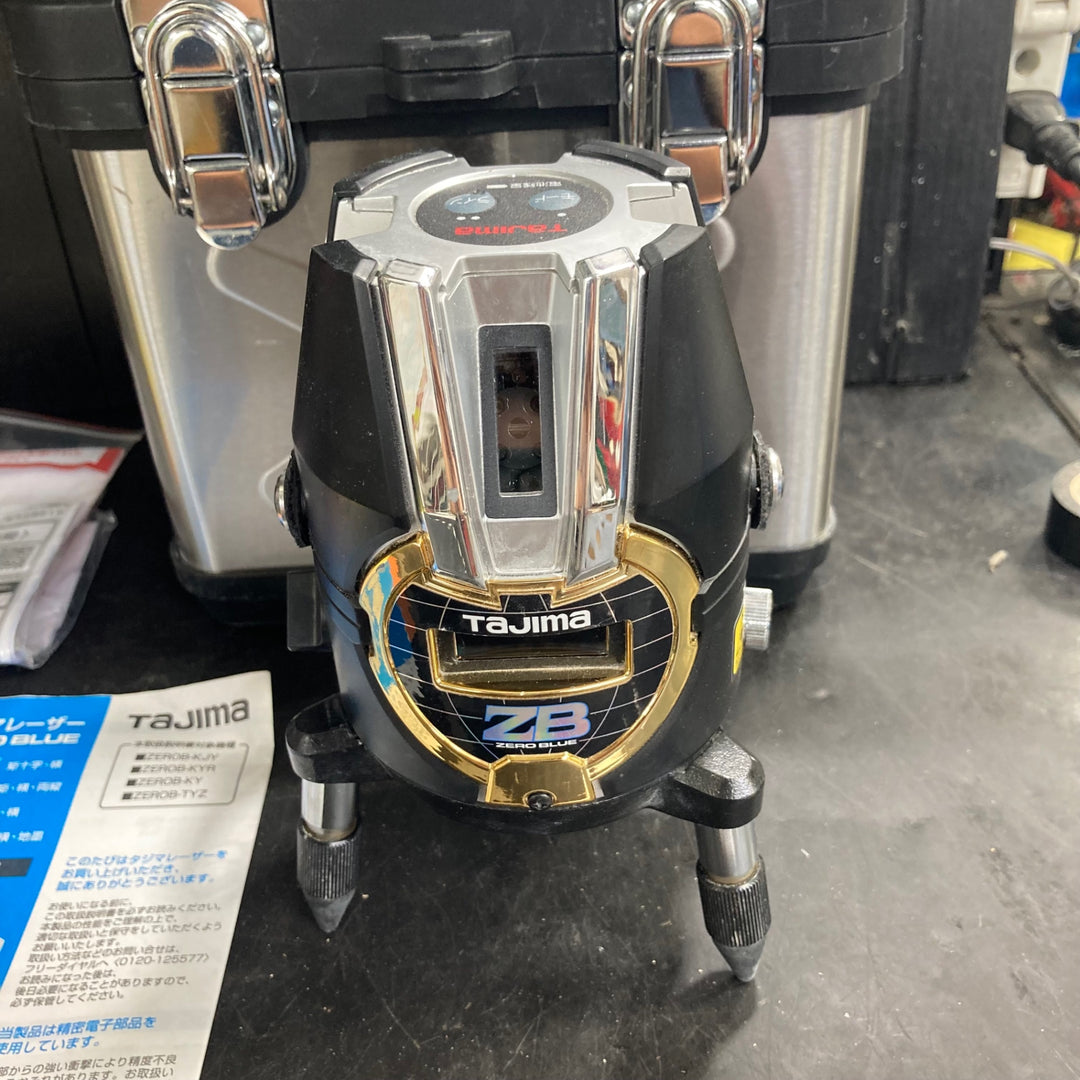〇タジマ(TAJIMA)  ブルーグリーンレーザー墨出し器 ZEROB-KY 矩・横  ZERO BLUEーKY【草加店】