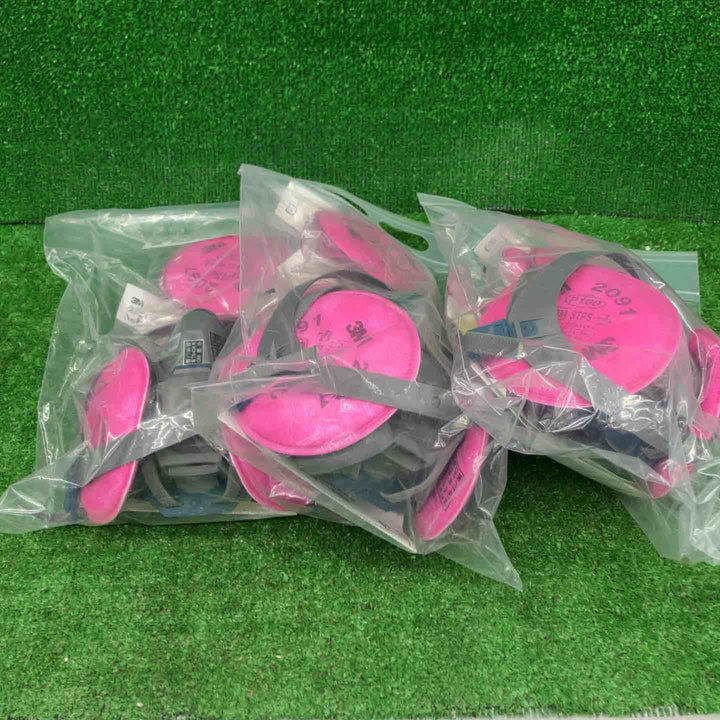 【未使用品】▼3M取替え式防じんマスクM(防毒マスク兼面体)6500QL/2091-RL3M 3個セット【桶川店】