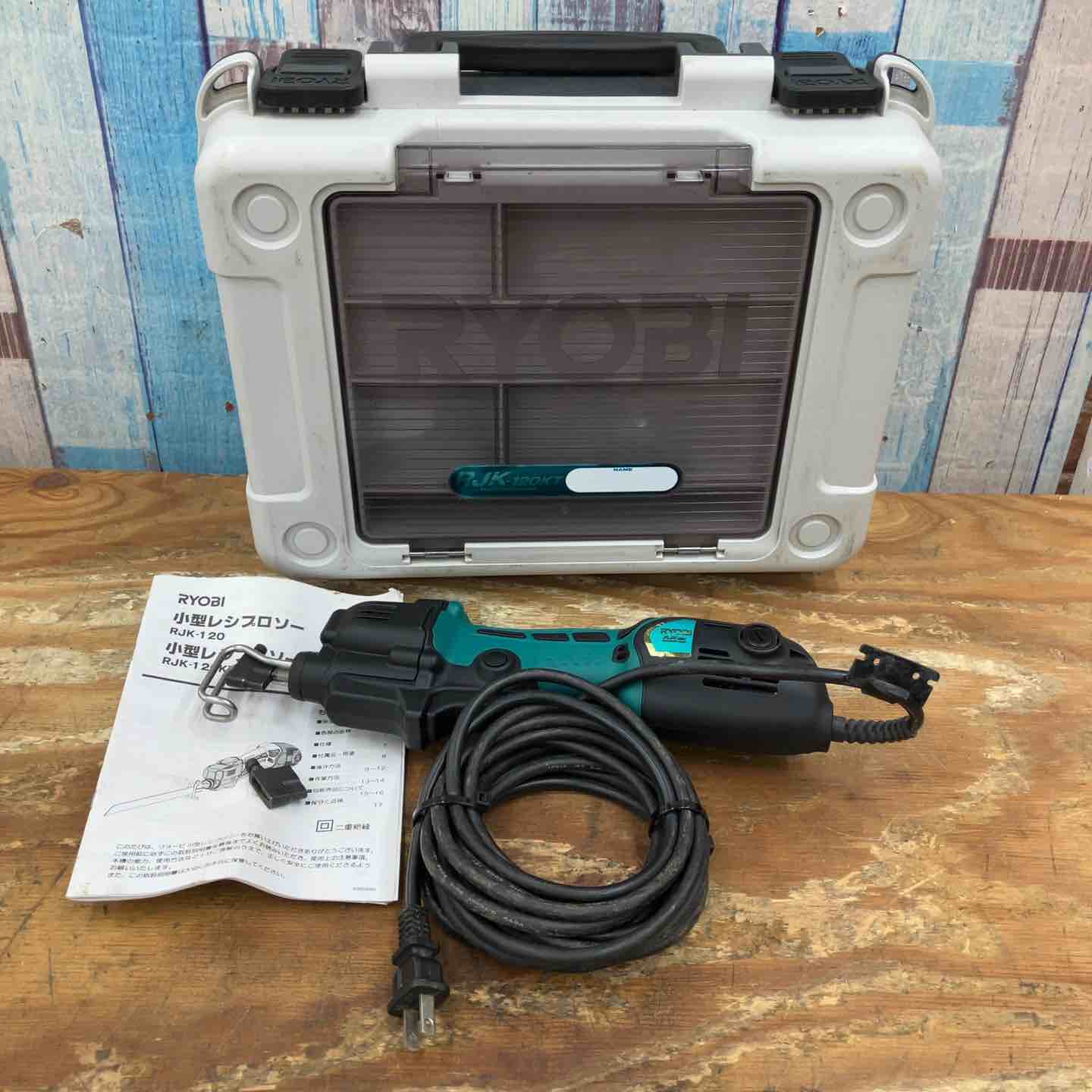 京セラ KYOCERA 小型レシプロソー ARJK120KT 切断 木材切断 塩ビパイプ切断 軟鋼材切断 〇未使用京セラ KYOCERA ARJK120 小型レシプロソー中古 〇未