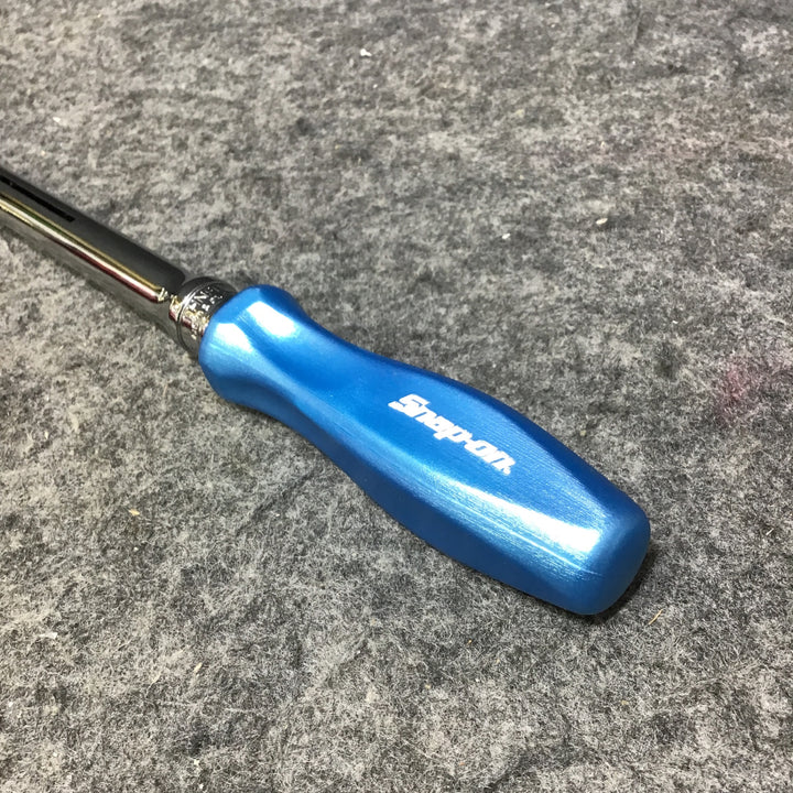 ▼スナップオン/Snap-on 3/8drスイべルヘッドラチェット 差込角:3/8 FHNFD100 旧グリップ パールブルー【桶川店】