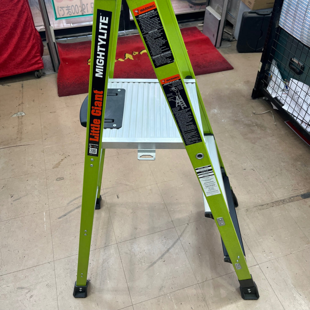 【店頭受取り限定】Little Giant マイティーライト 2.0 7FRP上わく付き 脚立  段数3 LG-15405 【草加店】