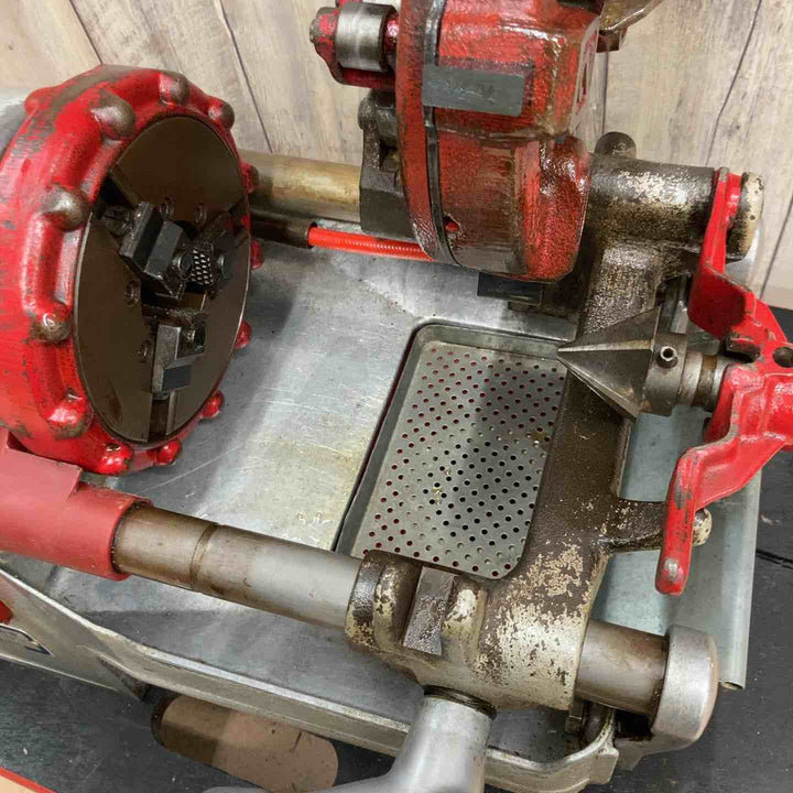 【店頭受取り限定】 【中古品】 レッキス(REX) ねじ切り機 N40A3 N40AⅢ 分解洗浄済 15A~40A ダイヘッド2個付属 【東大和店】