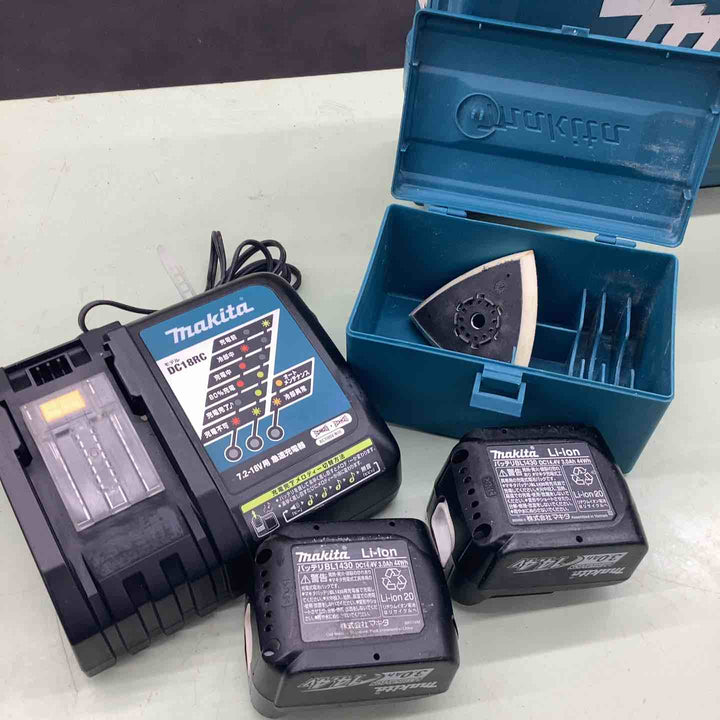 ◇マキタ(makita) コードレスマルチツール バッテリ14.4v5Ah 充電器 ケース ツールボックス TM41DRT 工具取付け360° 【越谷店】