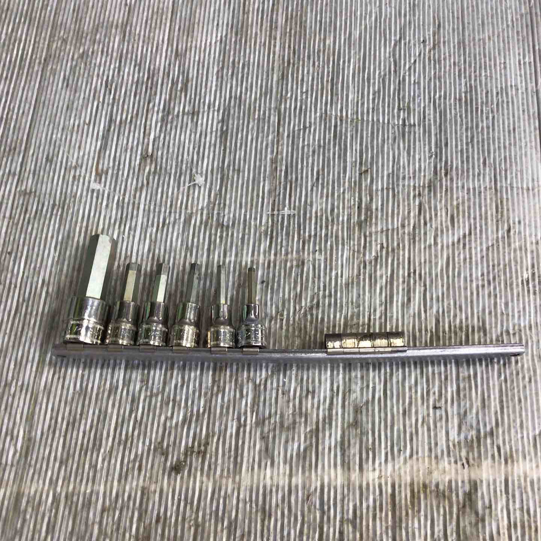 snap-on スナップオン 3/8 ヘックスソケット 6本セット FAM14E FAM8E FAM7E FAM6E FAM5E FAM4E【草加店】