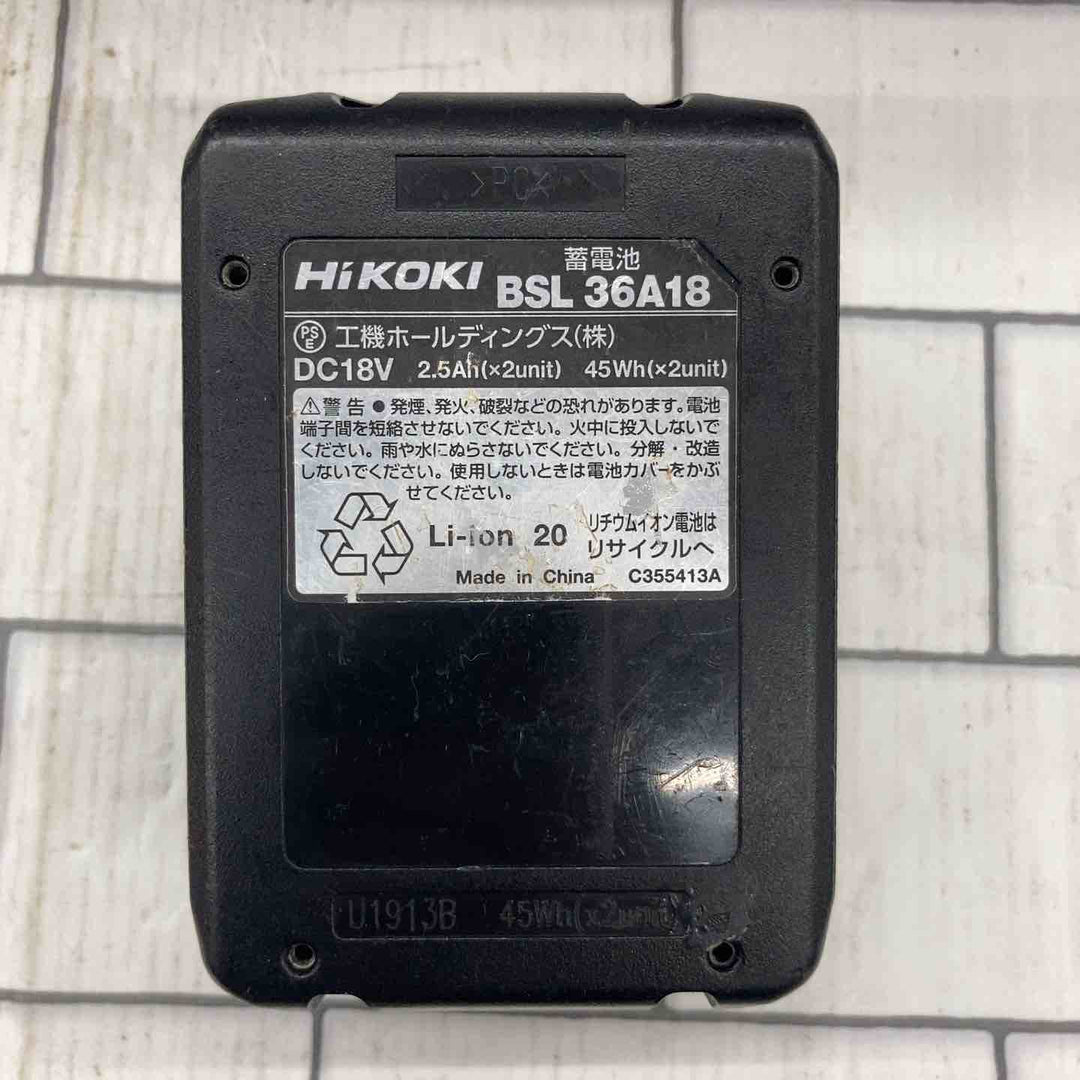 ★ハイコーキ(HIKOKI ※旧:日立工機) コードレスソフトインパクトドライバー WHP18DBL(2LXPK)【所沢店】