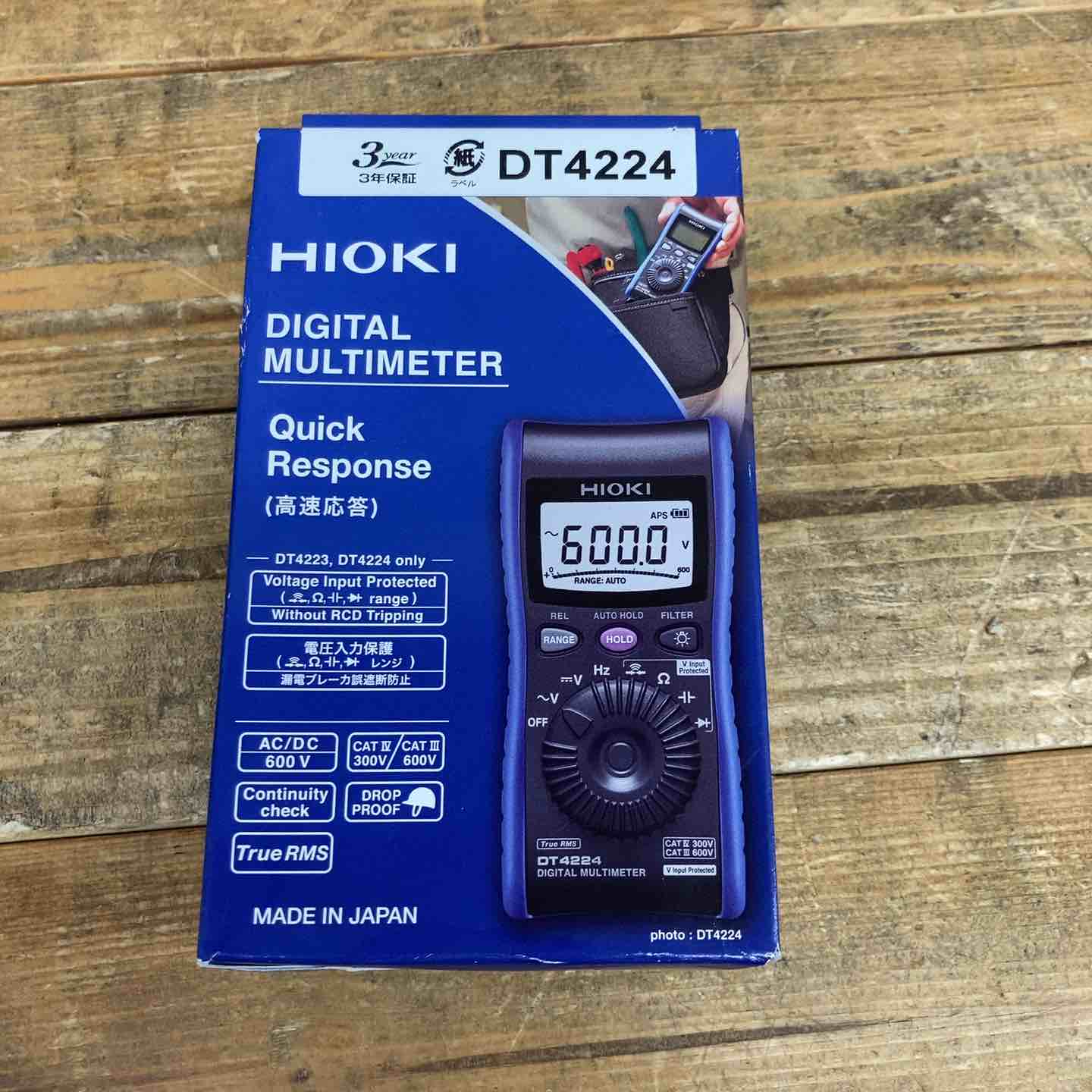 HIOKI (日置電機) デジタルマルチメータ(C測定/抵抗測定搭載の汎用 