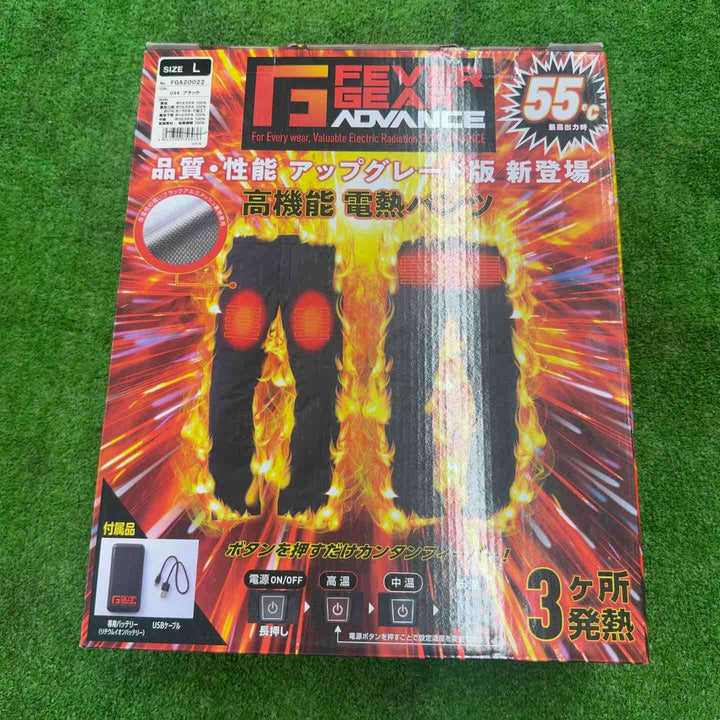 【未使用品】自重堂 電熱パンツ ブラック L FGA20022 【桶川店】