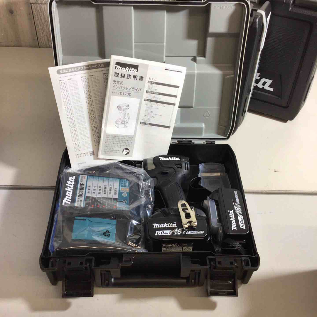 【未使用品】マキタ 18V 充電式インパクトドライバ TD173DRGXB 3台セット【戸田店】