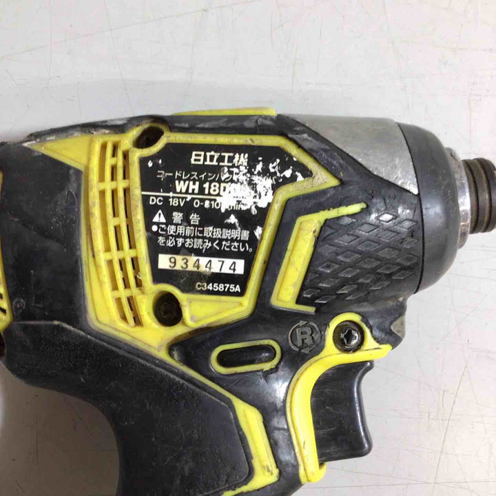 ◇ハイコーキ(HIKOKI ※旧:日立工機) コードレスインパクトドライバー WH18DDL(NN)(Y) イエロー 本体のみ【戸田店】
