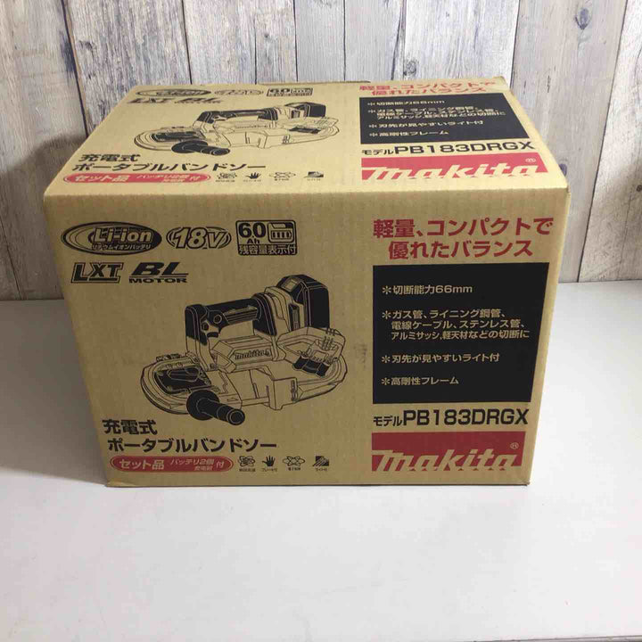【未使用品】★マキタ(makita) 18V コードレスポータブルバンドソー PB183DRGX フルセット【戸田店】