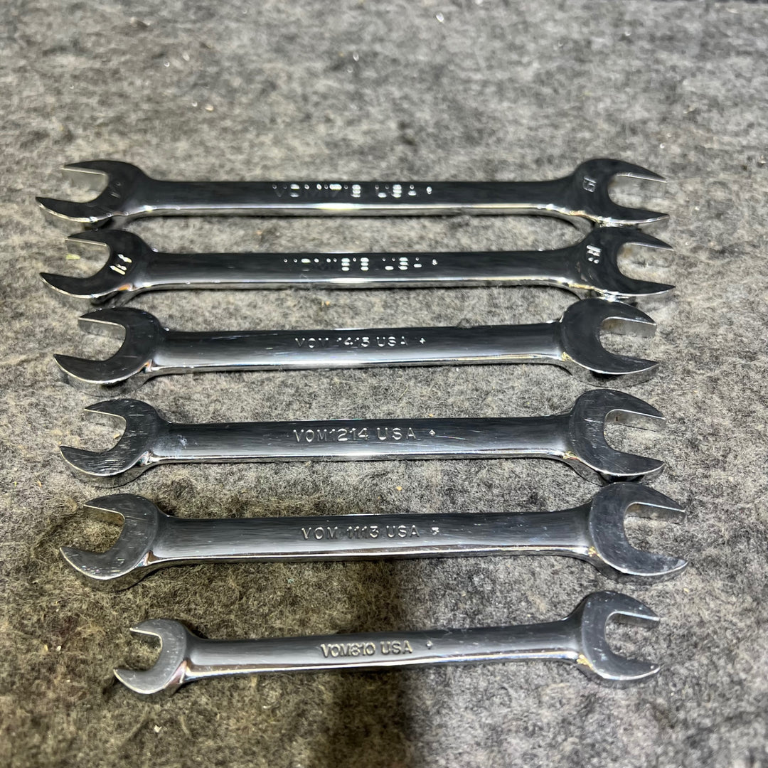 スナップオン(Snap-on)  オープンエンドレンチ  6本セット VOM810/1113/1214/1415/1618/1719  ※旧ロゴ含む 【桶川店】