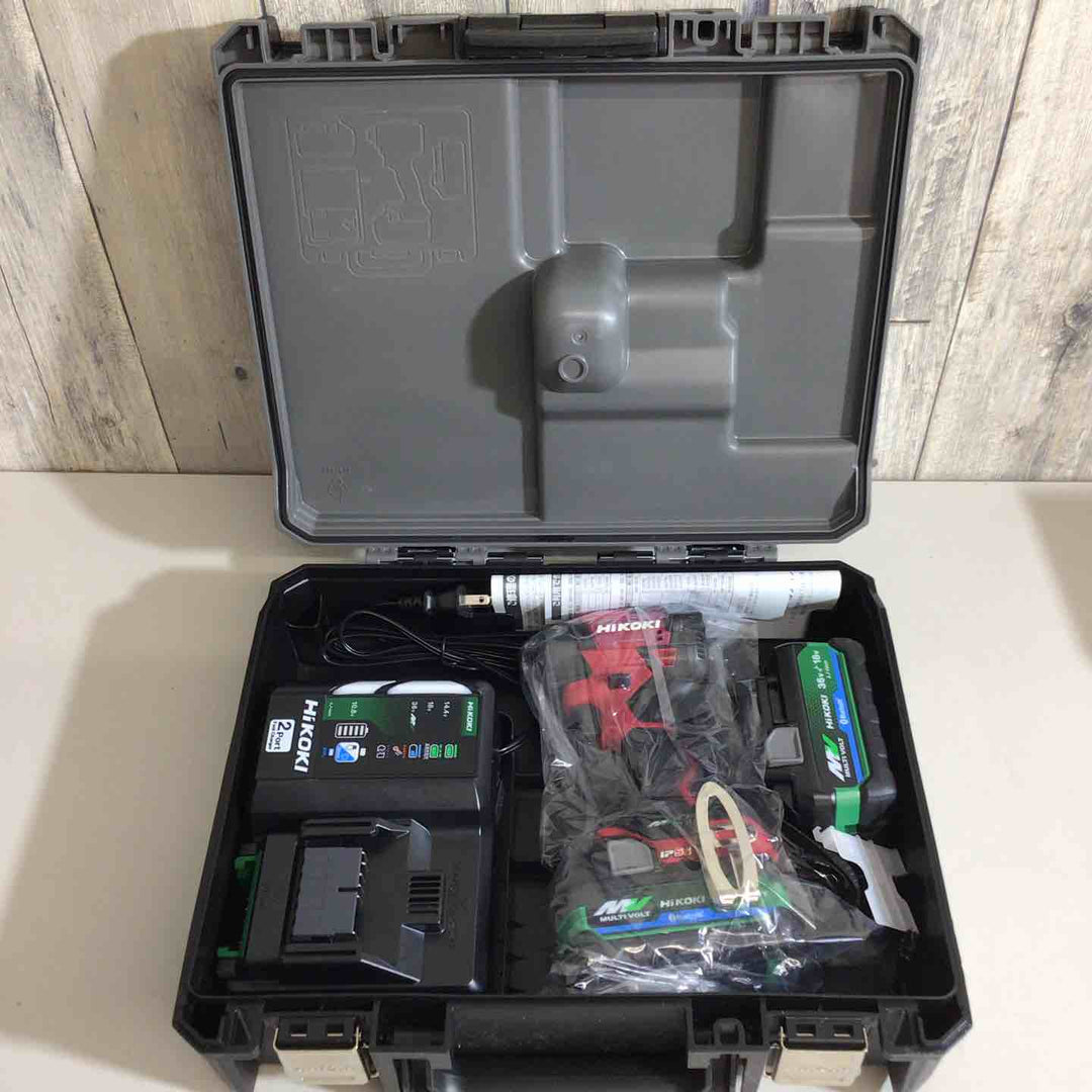 【未使用品】★ハイコーキ(HIKOKI ※旧:日立工機) コードレスインパクトドライバ スコーピオンレッド WH36DD(2XHRSZ) 赤【戸田店】