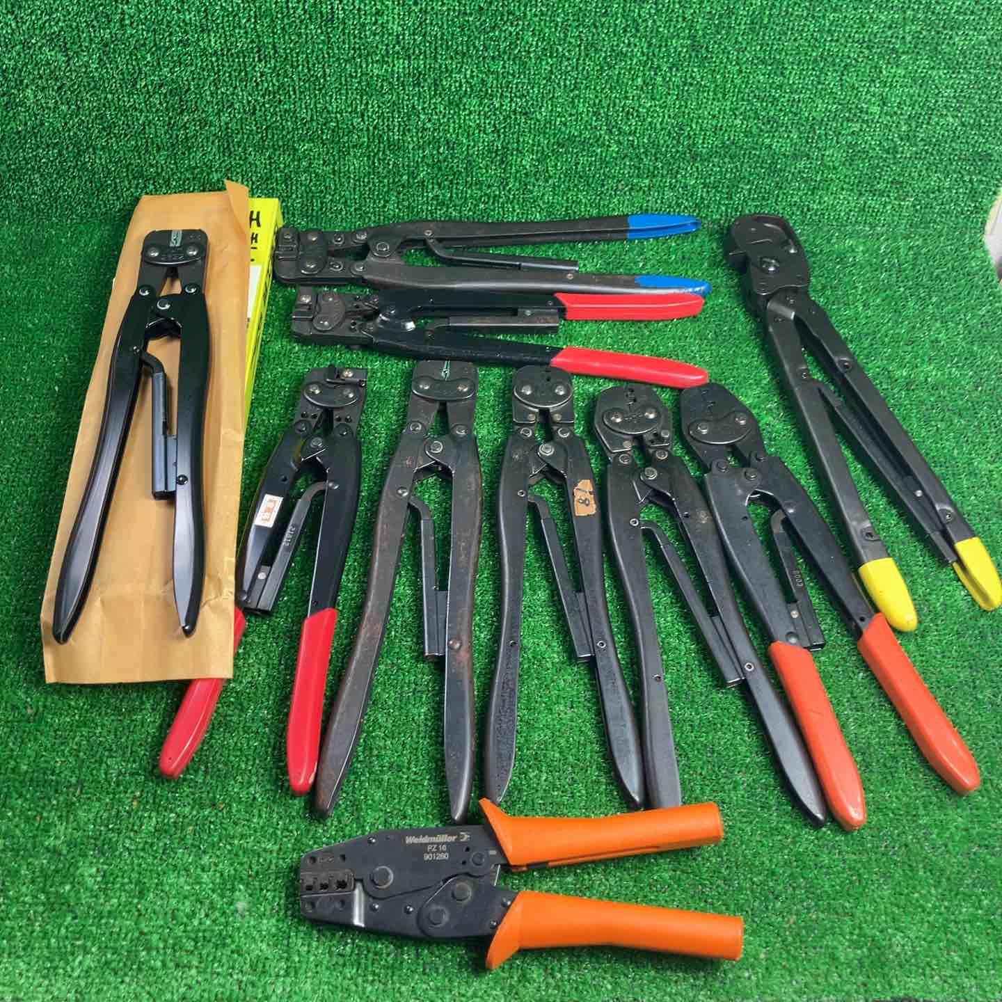 圧着工具  二点セット  一点新品 手動圧着工具セット YHT2622/CT-2230/PZ16 901260/YNT-1210S/NTK T-212