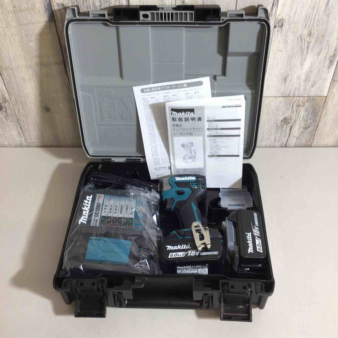 【未使用品】マキタ(makita) コードレスインパクトドライバー TD173DRGX 5台セット ブルー【戸田店】