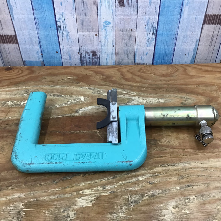 ▼板橋機械工業 パイプ圧着機 P-100 【柏店】