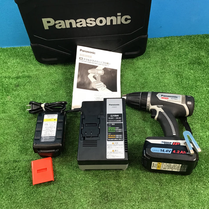 〇パナソニック(Panasonic) コードレスドリルドライバ EZ74A1LS2F-H【岩槻店】