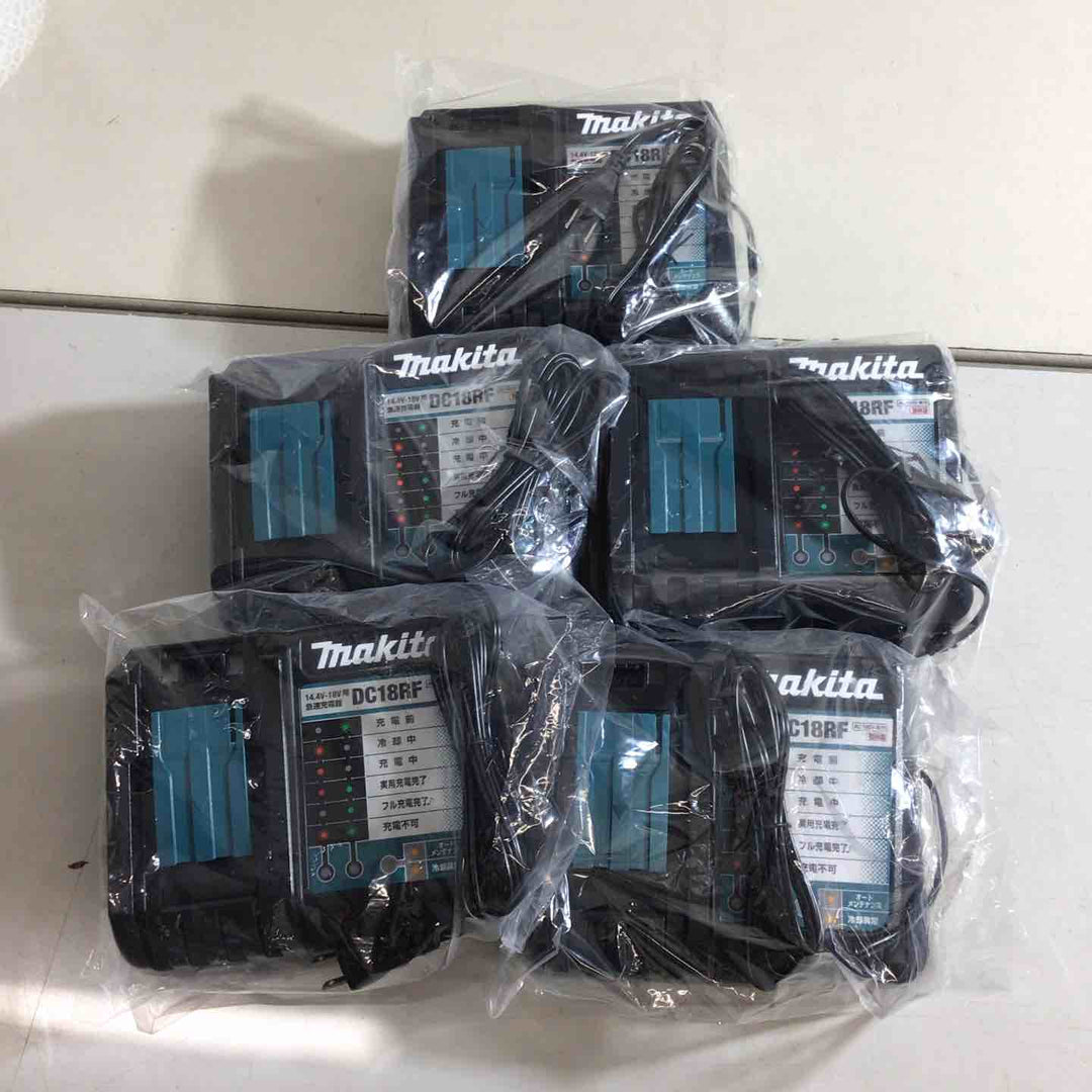 ★マキタ(makita) 急速充電器 DC18RF 5個セット【戸田店】