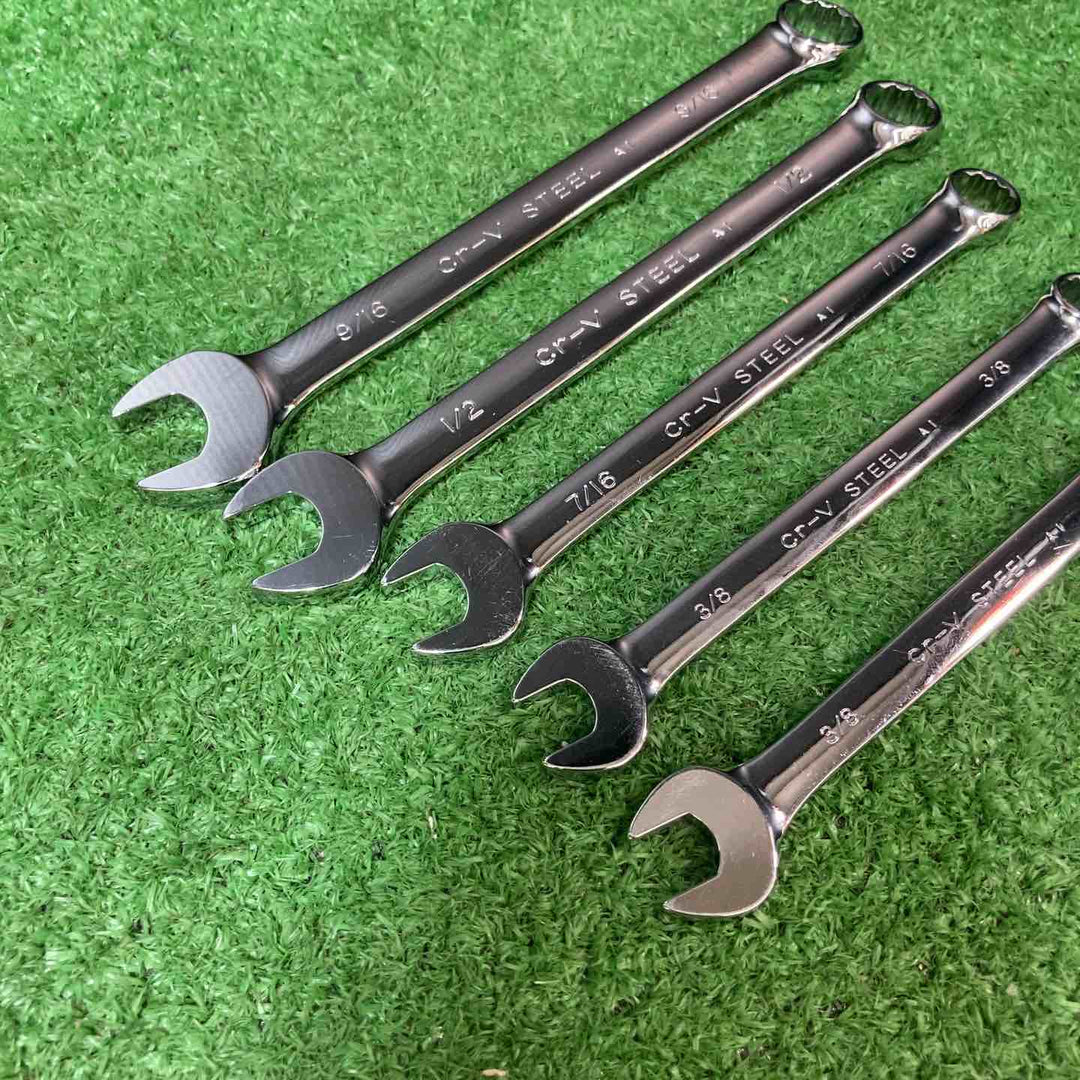 【中古品】ハーレーダビッドソン 純正工具 コンビネーションレンチ(9/16・1/2・7/16・3/8×2)5本セット【岩槻店】
