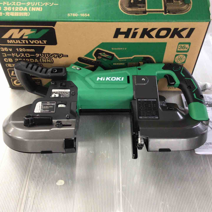 ★ハイコーキ(HIKOKI ※旧:日立工機) コードレスロータリバンドソー CB3612DA(NN)【草加店】