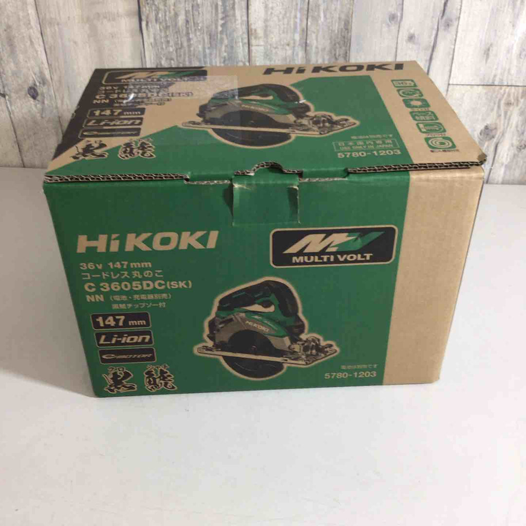 ◇HiKOKI(ハイコーキ) 36V 147mm コードレス丸のこ C3605DC (SK)(NN)【戸田店】