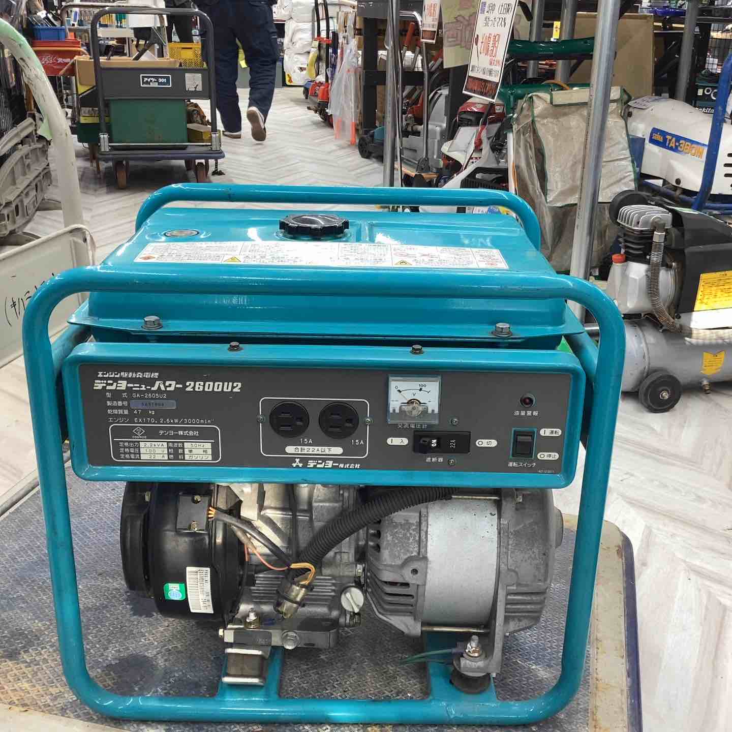 ☆デンヨー(Denyo) 発電機 GA-2605U2【越谷店】 – アクトツール