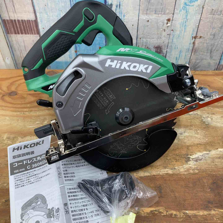 【中古美品】★ハイコーキ(HIKOKI ※旧:日立工機) コードレス丸のこ C3606DA(SK)(NN) 36V 本体のみ【柏店】