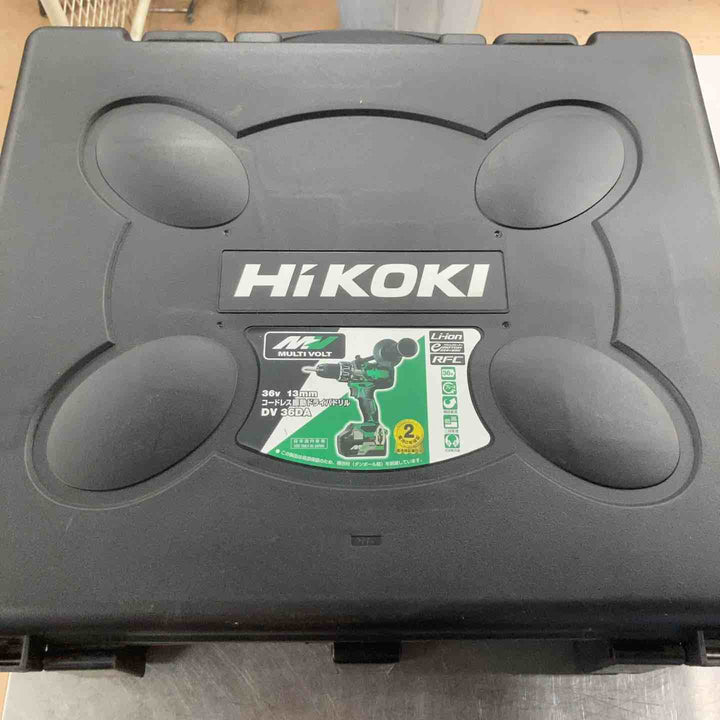 【未使用】ハイコーキ(HIKOKI ※旧:日立工機) コードレス振動ドリルドライバー DV36DA(2XP)【草加店】