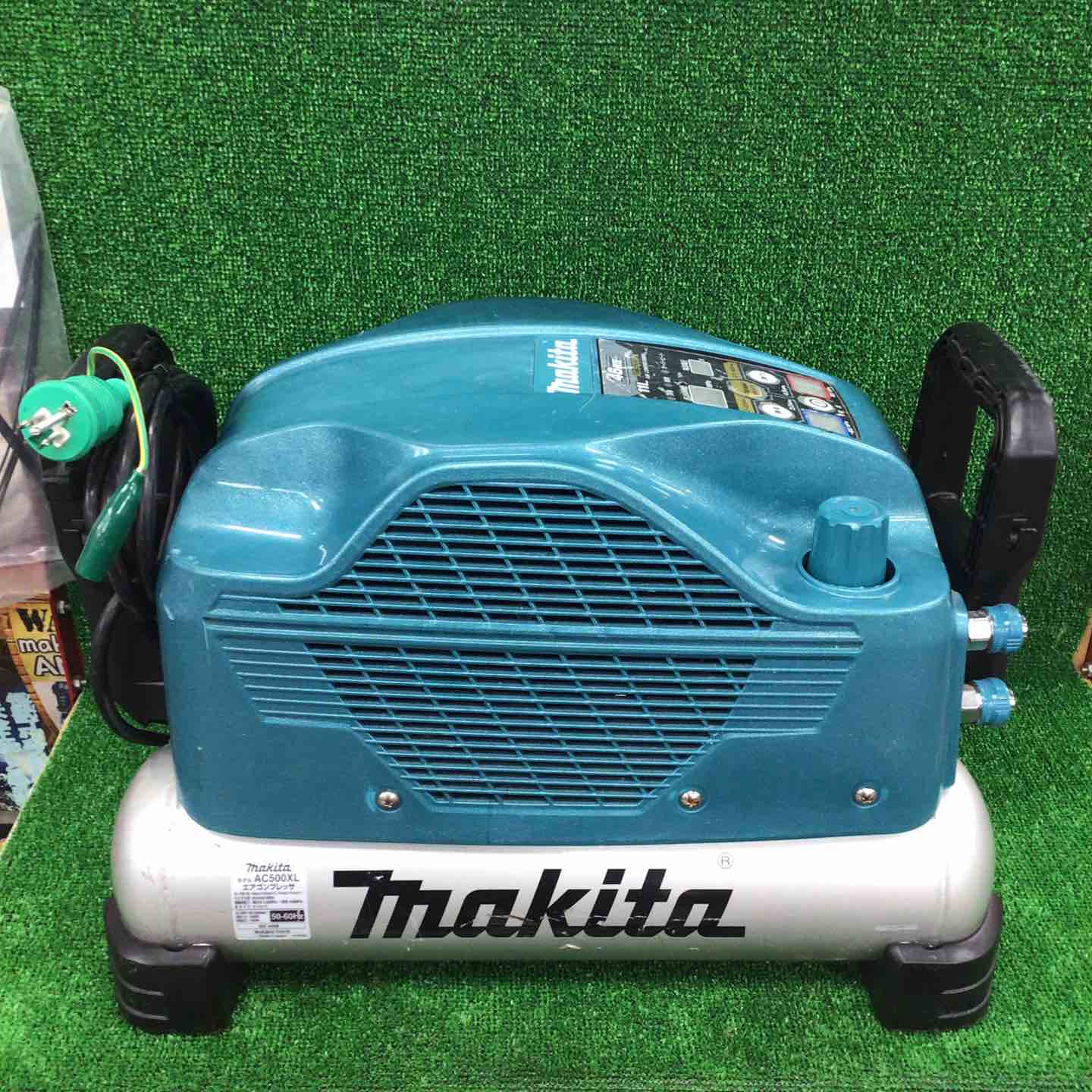 【未使用品】【店頭引取限定】makita マキタ エアコンプレッサ 　AC500XL 110,000円（税込） マキタ AC500XL エアコンプレッサ(50/60Hz共用) ウエダ金物【公式サイト】