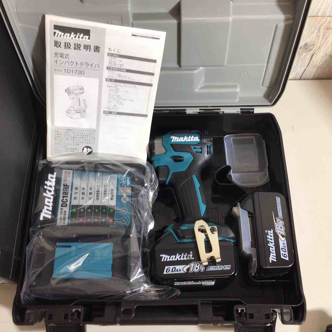 【未使用品】マキタ(makita) コードレスインパクトドライバーTD173DRGX TD173DRGXB TD173DRGXO ブルー 青 ブラック 黒 オリーブ 5台セット【戸田店】