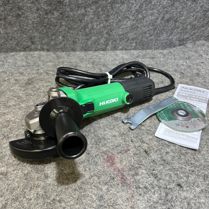 HiKOKI(ハイコーキ)100mm 電気ディスクグラインダ スライドスイッチ ブレーキ付 G10B4【桶川店】