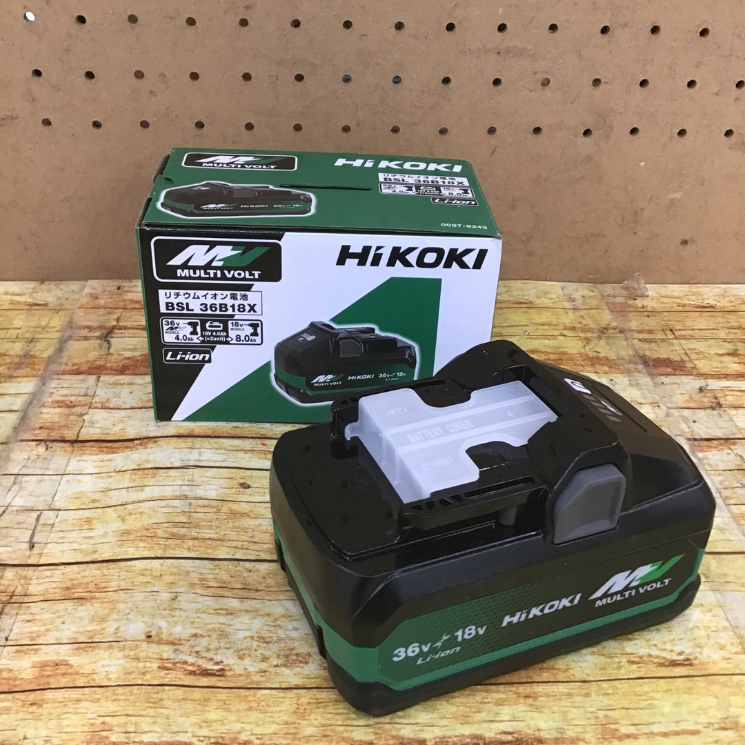 ★ハイコーキ(HIKOKI ※旧:日立工機) リチウムイオンバッテリー 36V/4.0Ah BSL36B18X【川崎店】