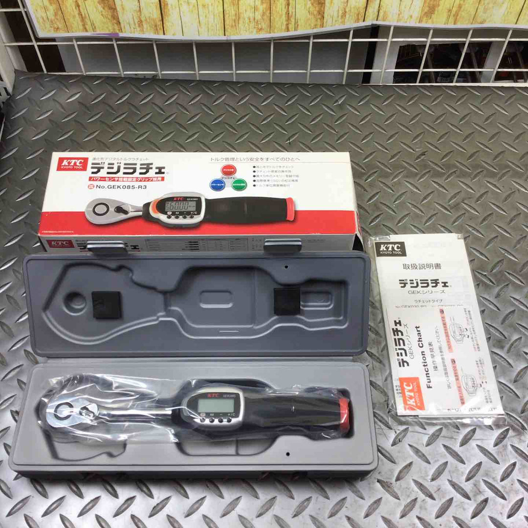 京都機械工具(KTC) デジタルトルクレンチ デジラチェ GEK085-R3【川崎店】