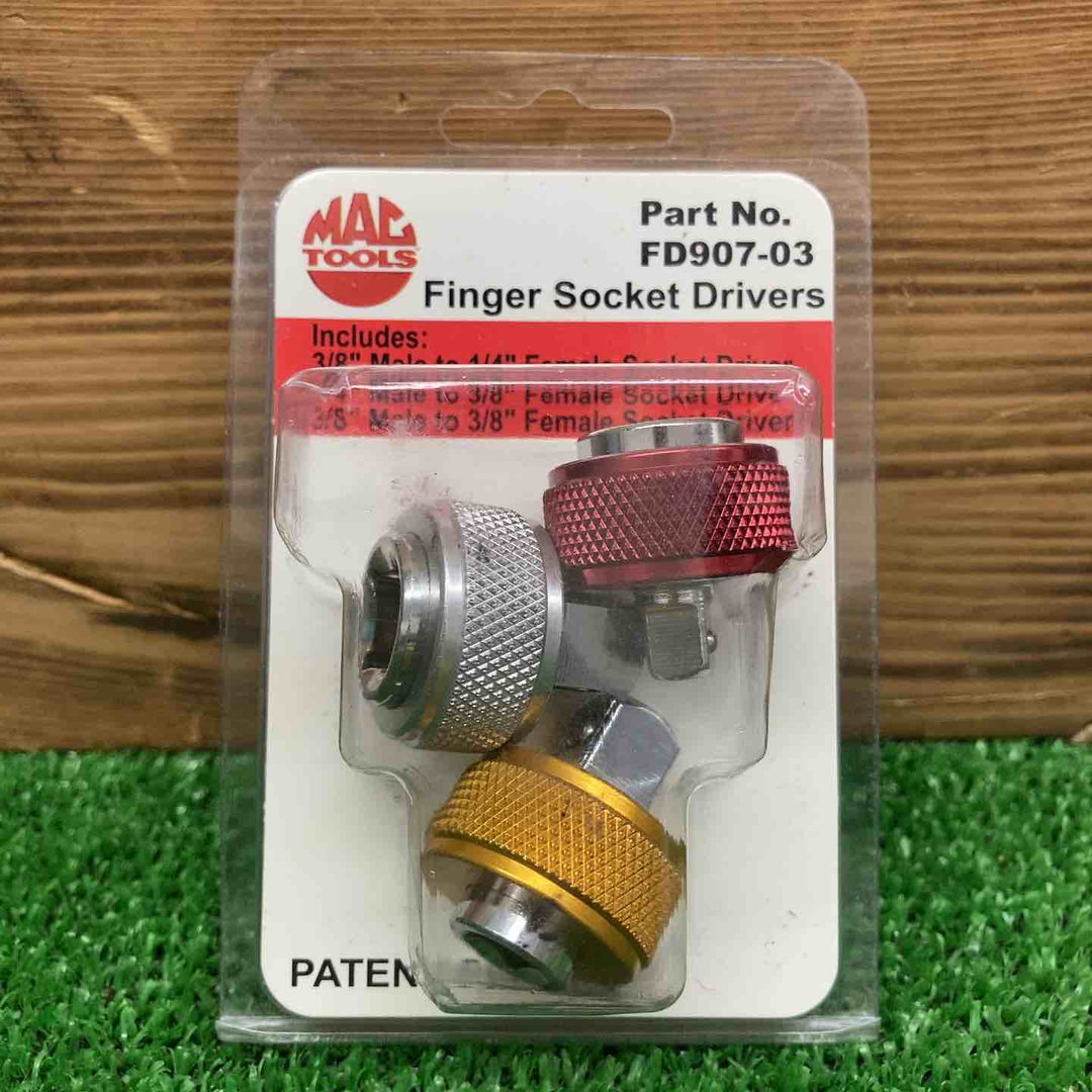 【未使用・長期保管品】 マックツール/MACTOOLS フィンガーソケットドライバー 3Pc. FD907-03 【鴻巣店】