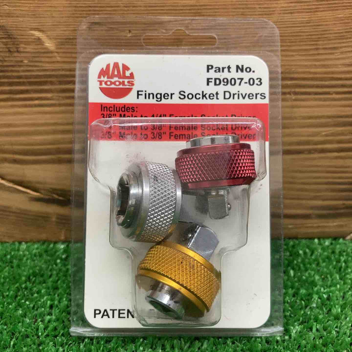 【未使用・長期保管品】 マックツール/MACTOOLS フィンガーソケットドライバー 3Pc. FD907-03 【鴻巣店】