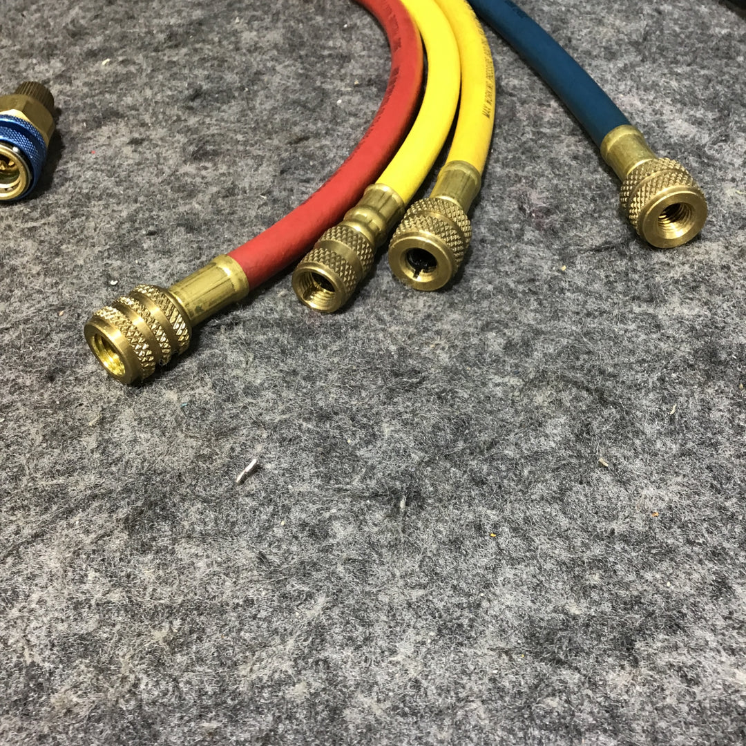 【中古品】イチネンTASCO ゲージマニホールド TA126 カーエアコン向け R134a、404対応【桶川店】