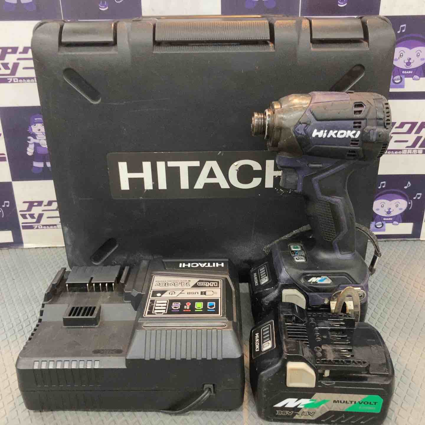 中古品】ハイコーキ(HIKOKI ※旧:日立工機) コードレスインパクト