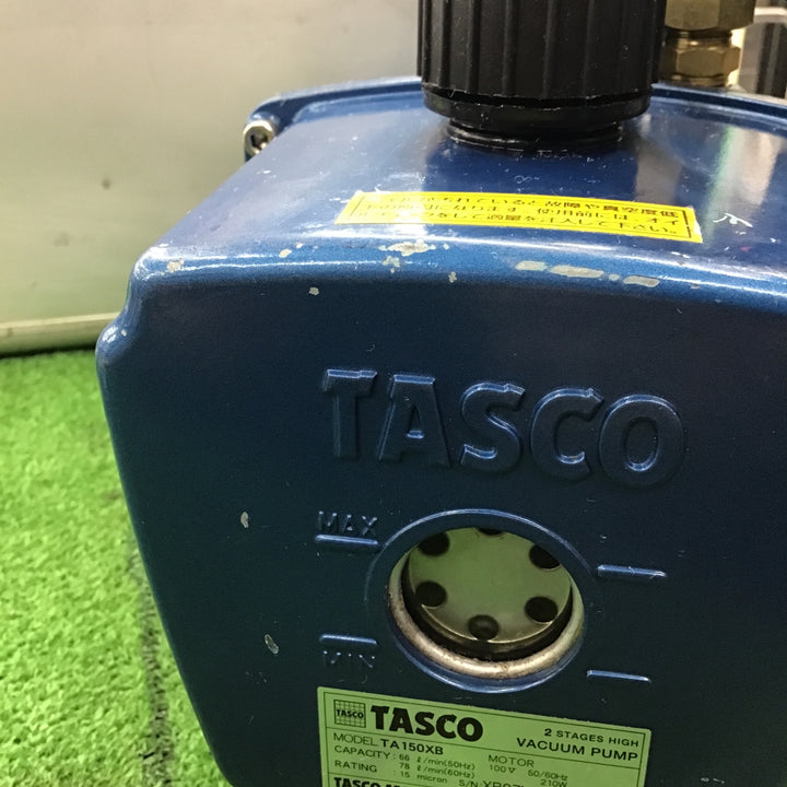 〇タスコ(TASCO) 逆流防止弁付超軽量小型真空ポンプ TA150XB TA142BGゲージ付き! 【桶川店】