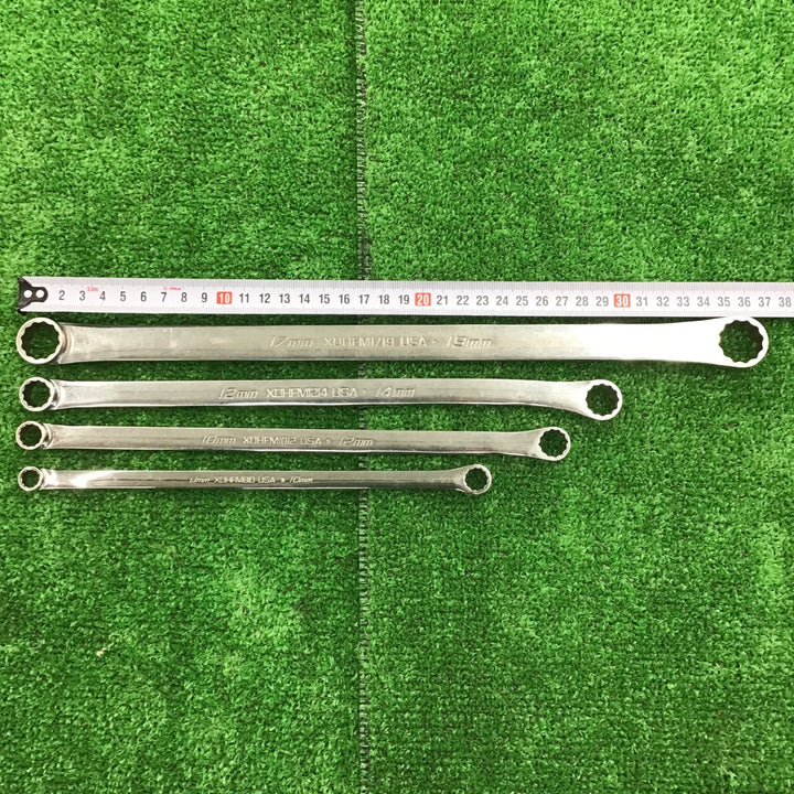 ▲スナップオン/Snap-on ストレートメガネレンチ 4本セット 0810/1012/1214/1719【桶川店】