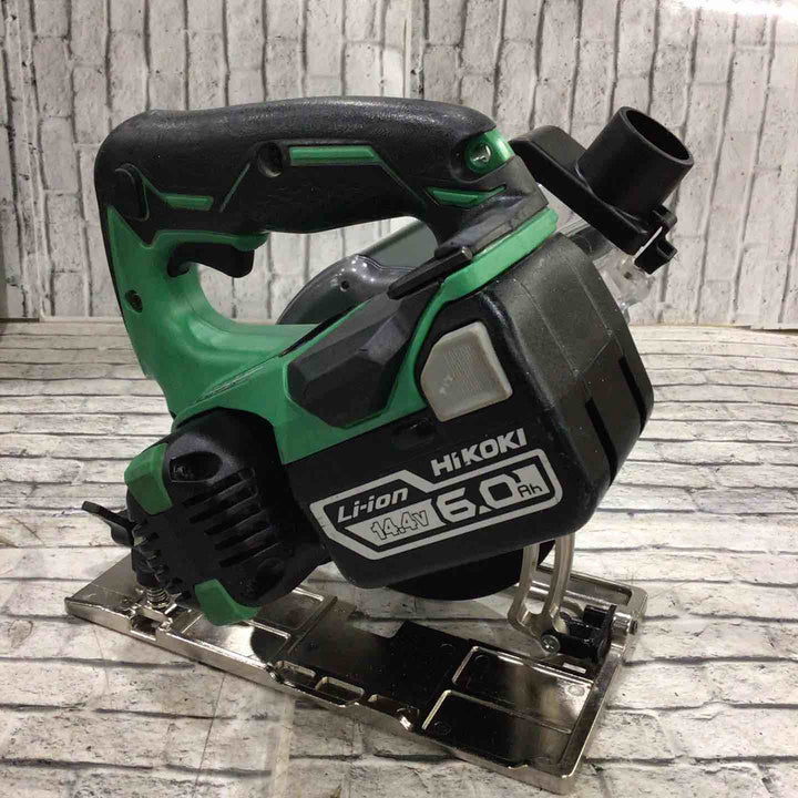 ★ハイコーキ(HIKOKI ※旧:日立工機) コードレス集じん丸のこ C14DYBL(NN)【川口店】