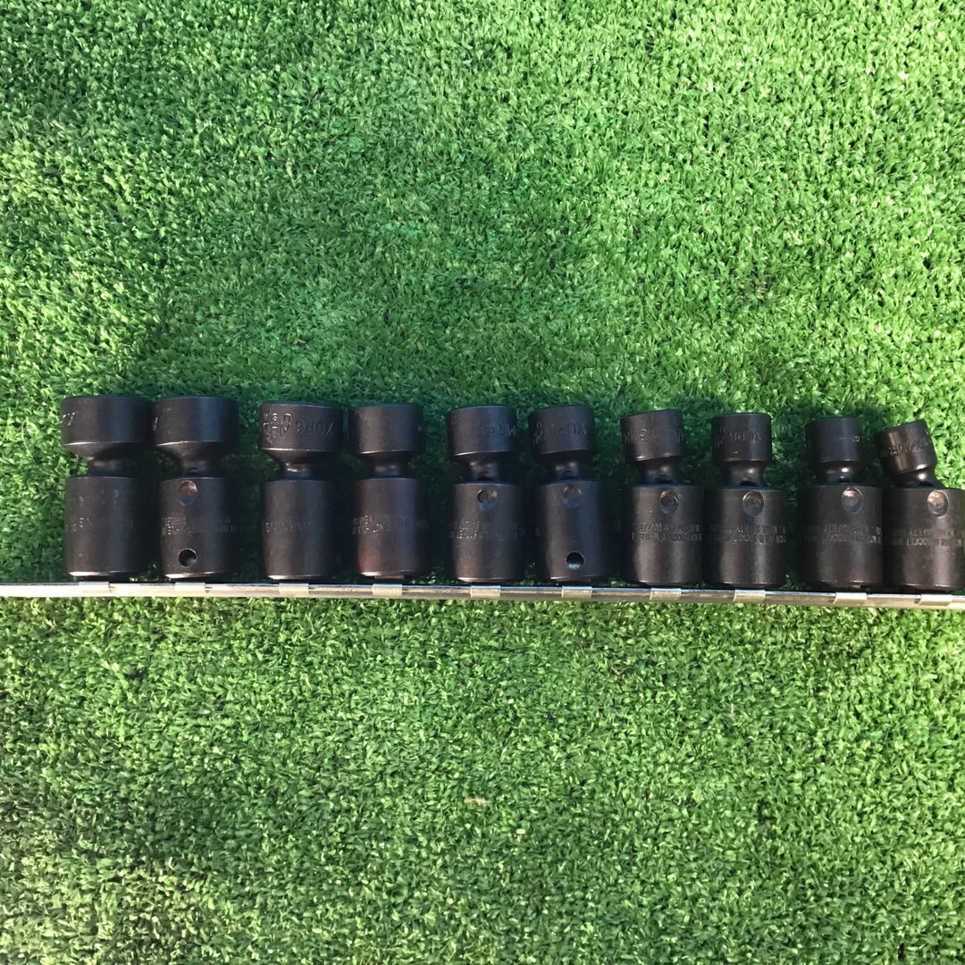 【中古品】マックツール(MACTOOLS)ユニバーサルソケット XUP6 10~19mm 10個セット【岩槻店】