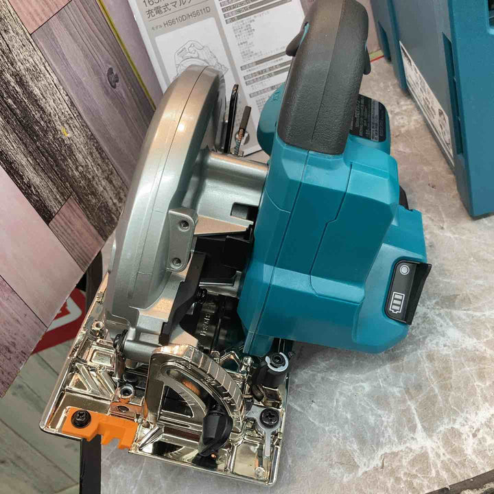 ★マキタ(makita) 18V コードレス丸のこ HS611DRGX バッテリー2個・充電器つき【八潮店】