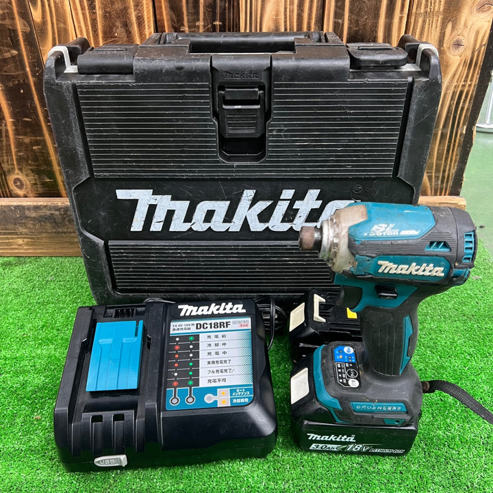 ★マキタ(makita) コードレスインパクトドライバー TD171DRGX  バッテリ 3.0Ah、5.0Ah 各1個 【桶川店】