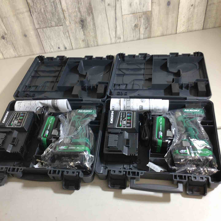 【未使用品】ハイコーキ(HiKOKI) コードレスインパクトドライバー WH18DD(2XCZ) 3台セット ダークグリーン【戸田店】