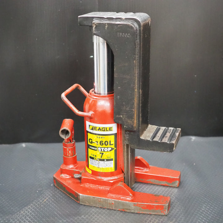 【中古現状品】今野製作所(EAGLE) ロング爪付きジャッキ 爪荷重7t  G-160L*佐川急便【鴻巣店】